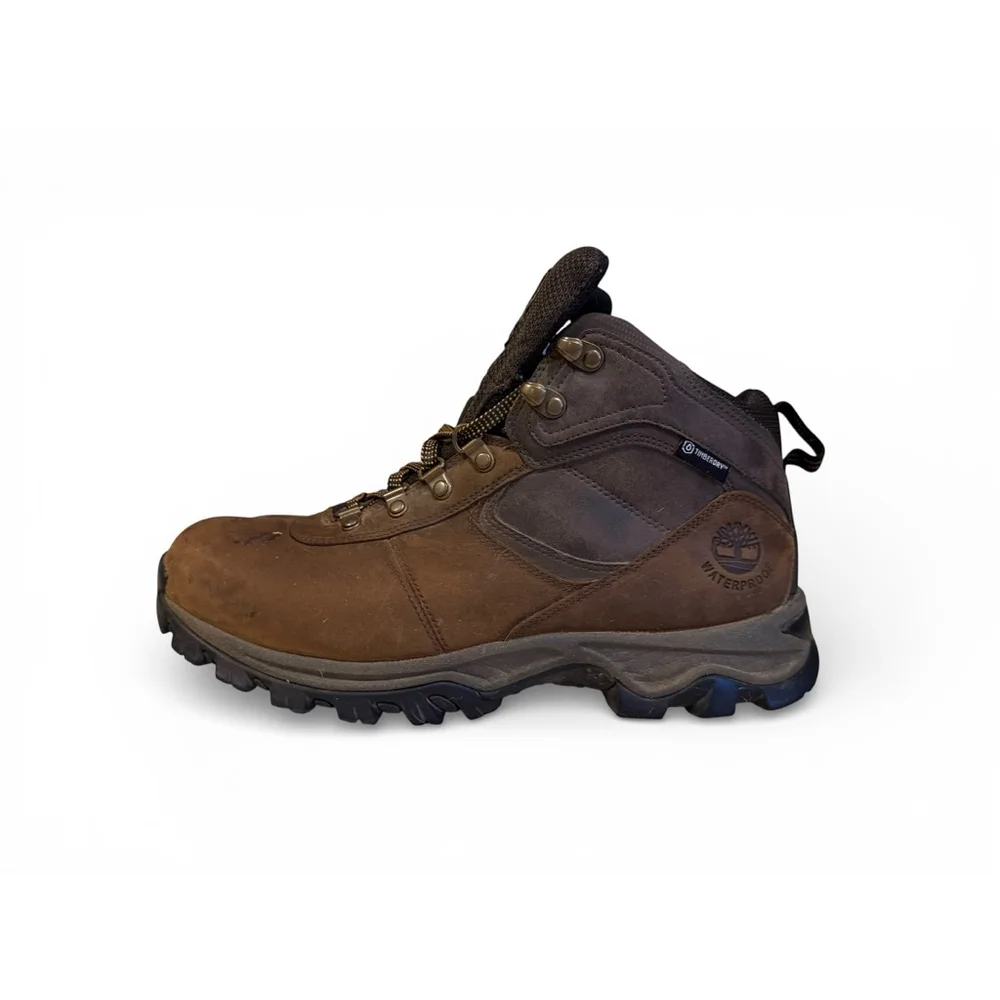 Timberland Men's Mt. Maddsen Waterproof Hiking Boot Sz 9.5W Dark Brown - Picture 1 of 9